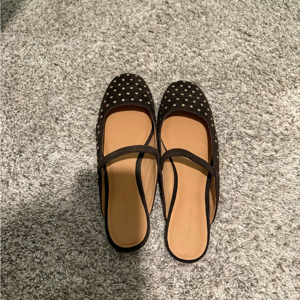 Madewell Flats brown/gold brand new